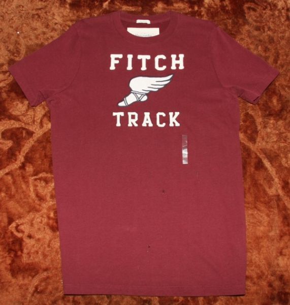 Camiseta Abercrombie & Fitch - Tam. M na cor vinho