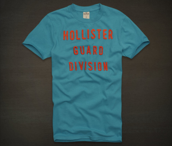 Camiseta Hollister Guard Division Tamanho M / L