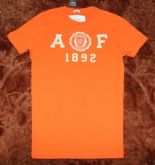 Camiseta Abercrombie & Fitch - Tam.  S na cor Laranja