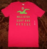 Camiseta Hollister na cor Rosa Tamanho s