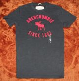 Camiseta Abercrombie & Fitch - Tam. L na cor Preta