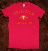 Camiseta Hollister na cor Rosa Tamanho S