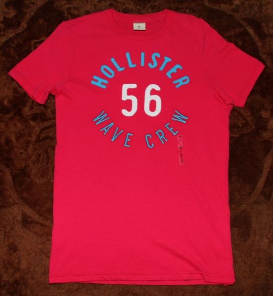 Camiseta Hollister na cor Rosa Tamanho M